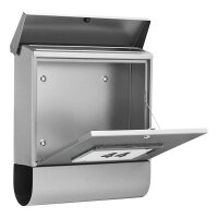 BURG WÄCHTER Briefkasten Malaga 75310 silber
