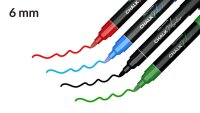 ALLboards Kreidemarker-Set farbsortiert 6,0 mm, 4 St.