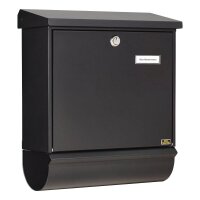 BURG WÄCHTER Briefkasten Comfort 32650 schwarz