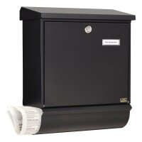 BURG WÄCHTER Briefkasten Comfort 32650 schwarz