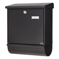BURG WÄCHTER Briefkasten Comfort 32650 schwarz