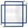 ALLboards Magnetrahmen blau A4, 5 St.