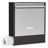 BURG WÄCHTER Briefkasten Oxford-Set 68770 61490 schwarz