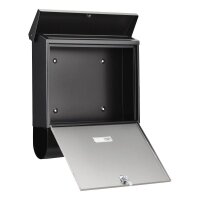 BURG WÄCHTER Briefkasten London-Set 68670 61470 schwarz, silber