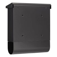 BURG WÄCHTER Briefkasten London-Set 68670 61470 schwarz, silber