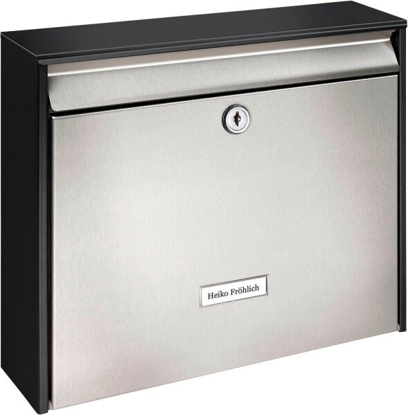 BURG WÄCHTER Briefkasten Oxford 6877 61480 schwarz