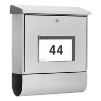 BURG WÄCHTER Briefkasten Malaga 75330 silber