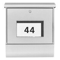 BURG WÄCHTER Briefkasten Malaga 75330 silber