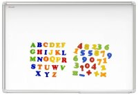 ALLboards Buchstaben und Zahlen Magnete farbsortiert,...