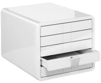 HAN Schubladenbox iBox  weiß 1551-12D, DIN A4 mit 5...