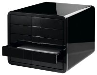 HAN Schubladenbox iBox  schwarz 1551-13D, DIN A4 mit 5 Schubladen, 1 St.