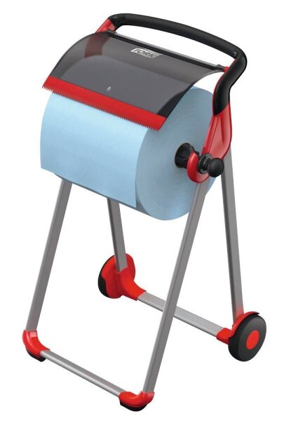 TORK Putzrollenhalter Performance W1 652008 schwarz, rot Kunststoff, 1 St.
