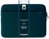 TUCANO Laptophülle MacBook Air/Pro 13 Zoll, Notebook 12 Zoll Kunststoff blau bis 30,5 cm (12 Zoll)