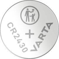 VARTA Knopfzellen CR2430 Lithium 3,0 V, 4 St.