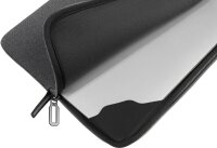 TUCANO Laptophülle Mélange Kunststoff schwarz bis 40,6 cm (16 Zoll)