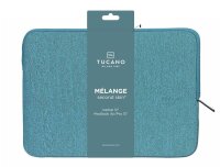 TUCANO Laptophülle Mélange Kunststoff hellblau bis 33,0 cm (13 Zoll)