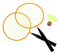 Idena Badminton-Set Junior gelb/schwarz
