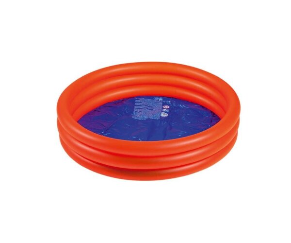 HAPPY PEOPLE® Planschbecken orange/blau 100,0 x 23,0 cm  ( 77710 )