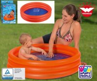 HAPPY PEOPLE® Planschbecken orange/blau 100,0 x 23,0 cm  ( 77710 )