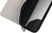 TUCANO Laptophülle Gommo Kunststoff hellgrau bis 40,6 cm (16 Zoll)  (  )