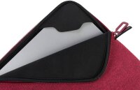 TUCANO Laptophülle Mélange Kunststoff bordeaux bis 35,6 cm (14 Zoll)