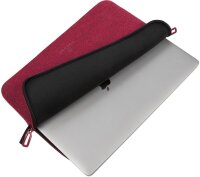 TUCANO Laptophülle Mélange Kunststoff bordeaux bis 40,6 cm (16 Zoll)