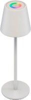 goobay Akku RGBW LED Tischlampe weiß 2,8 Watt