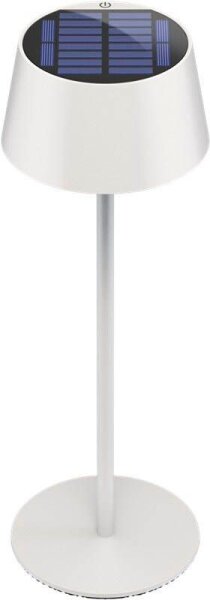 goobay Akku + Solar LED Tischlampe weiß 2,0 Watt