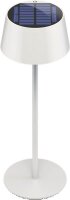 goobay Akku + Solar LED Tischlampe weiß 2,0 Watt