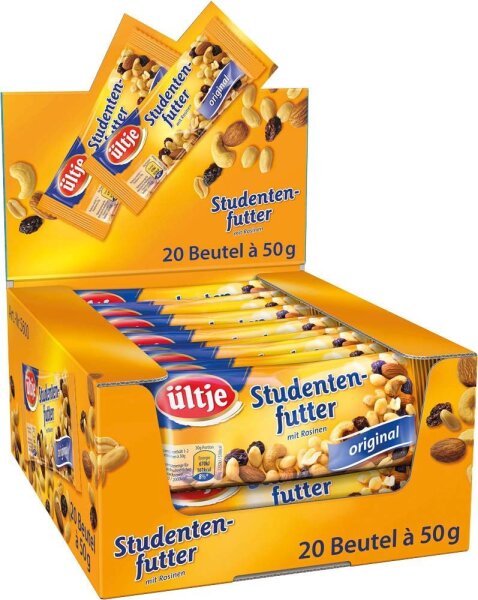 ültje Studentenfutter original  20x 50,0 g, 20 St.