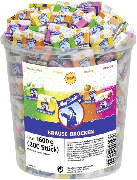 Ahoj-Brause Ahoj BRAUSE-BROCKEN Brause 200 St./1,6 kg, 200 St.