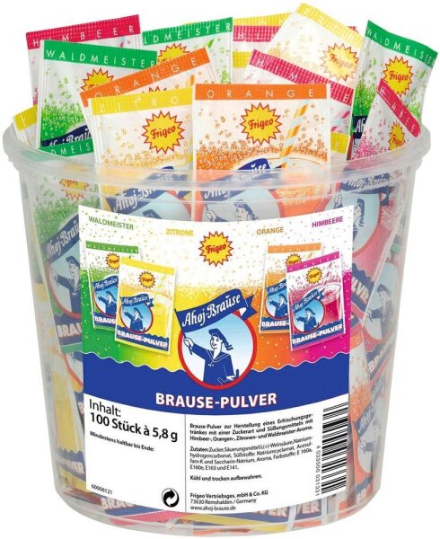 Ahoj-Brause Ahoj BRAUSE-PULVER Brause 100 St./580,0 g, 100 St.