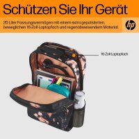 HP Laptop-Rucksack Campus XL Kunstfaser dunkelblau, hellorange 20,0 l bis 40,9 cm (16,1 Zoll)