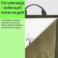 HP Laptophülle Modular Kunstfaser grün/grau bis 39,6 cm (15,6 Zoll)