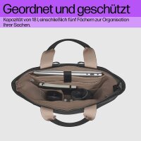 HP Laptop-Rucksack Kunstfaser schwarz/taupe 18,0 l bis 35,8 cm (14,1 Zoll)