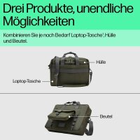 HP Laptoptasche Modular Kunstfaser grün/grau 9J497AA bis 39,6 cm (15,6 Zoll)
