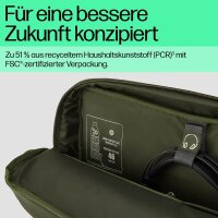 HP Laptoptasche Modular Kunstfaser grün/grau 9J497AA bis 39,6 cm (15,6 Zoll)