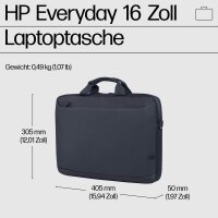 HP Laptoptasche Everyday Kunstfaser grau A08JTAA bis 40,6 cm (16 Zoll)