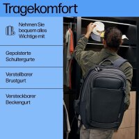 HP Laptop-Rucksack Travel Plus Kunstfaser blau bis 43,2 cm (17 Zoll)