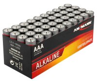 ANSMANN Batterien Red Alkaline Alkali-Mangan Micro AAA...