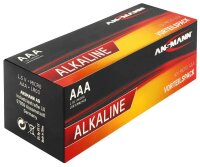 ANSMANN Batterien Red Alkaline Alkali-Mangan Micro AAA 1,5 V, 40 St.