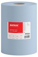 KATRIN Putztuchrollen XXL 3 500 Blue 3-lagig blau, 500...