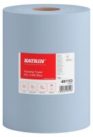KATRIN Putztuchrollen XXL 2 500 Blue 2-lagig blau, 500...