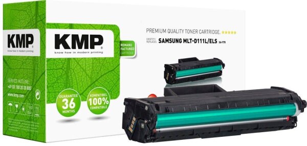 KMP SA-T75  schwarz Toner kompatibel zu SAMSUNG MLT-D111L (SU799A)