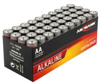 ANSMANN Batterien Red Alkaline Alkali-Mangan Mignon AA...