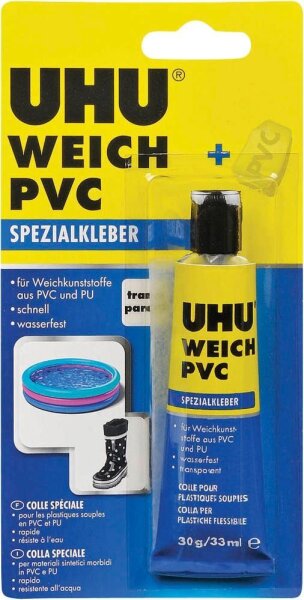 UHU Weich + PVC Spezialkleber 30,0 g, 1 St.