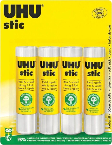 UHU stic Klebestifte 21,0 g, 4 St.
