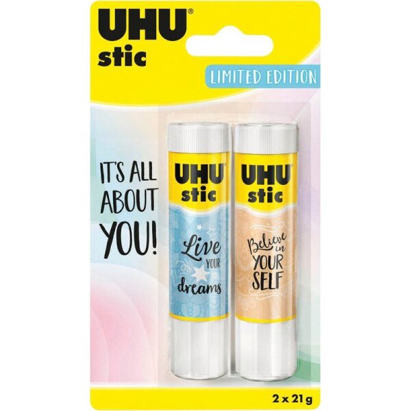 2 UHU stic Its all about you! Klebestifte 2x 21,0 g  ( 45255 )