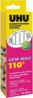 UHU Heißklebesticks LOW MELT 110 transparent, 15 St.