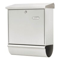 BURG WÄCHTER Briefkasten Comfort - Set 32680 silber